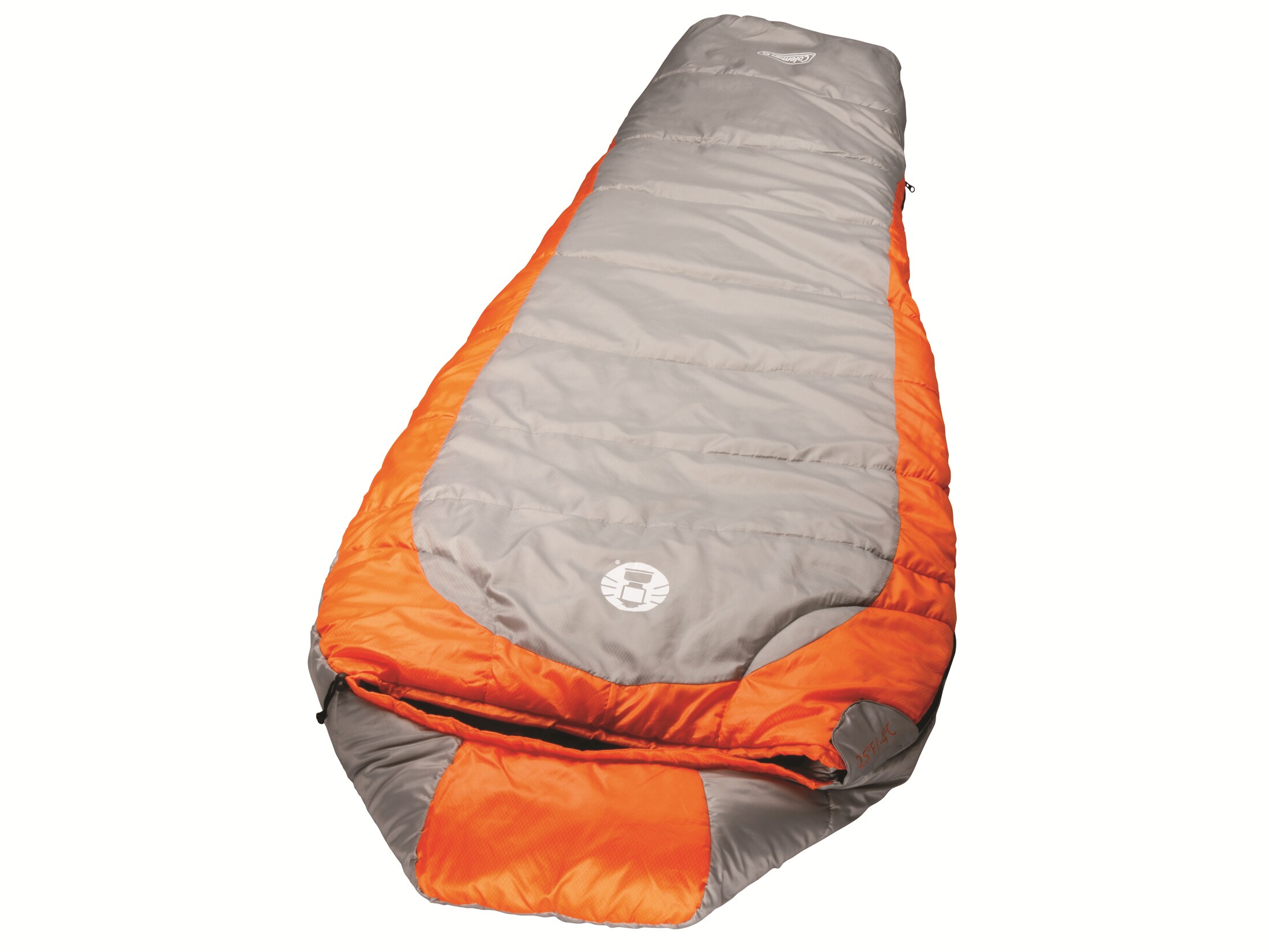 coleman orange sleeping bag