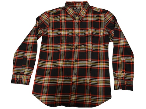 Filson Men's Vintage Flannel Work Long Sleeve Shirt Cotton