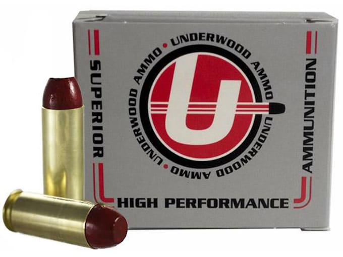 Underwood Ammo 45 Winchester Mag 255 Grain Hard Cast Flat