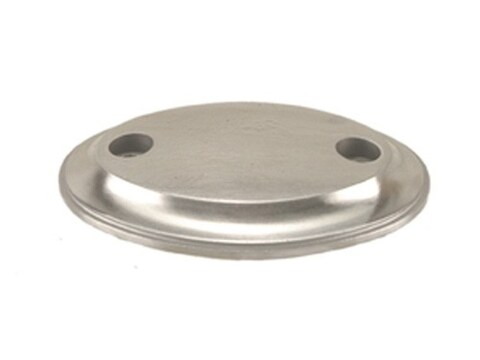 Dakota Grip Cap 2-Screw 1.81" x 1.30" Steel in the White