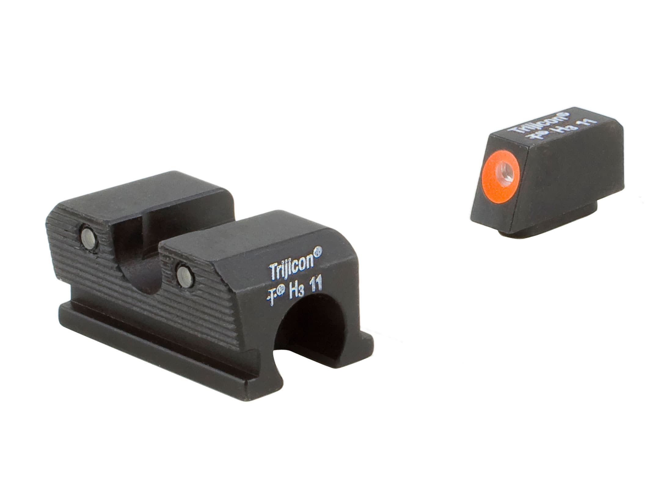 Trijicon HD Night Sight Set Walther P99 PPQ Steel Matte 3-Dot Tritium.