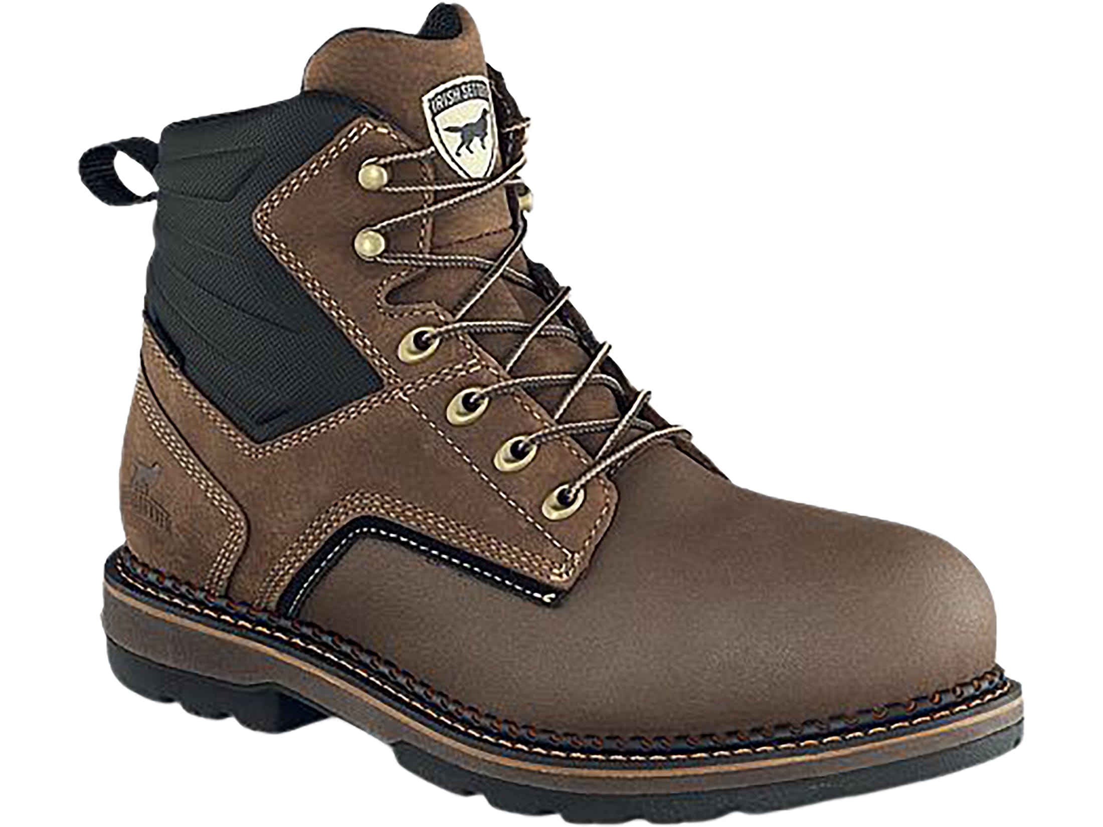 Irish Setter Ramsey 2.0 Aluminum Safety Toe 6 Work Boots Leather Brown