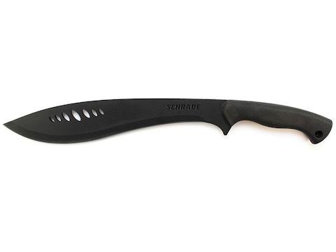 Schrade SCHKM1 Machete Black Powder Coated 3Cr13 Stainless Steel Blade Polymer Handle B...