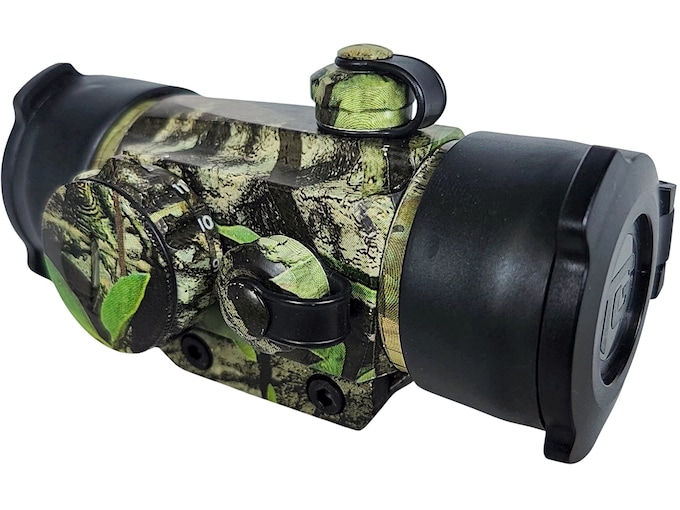 TRUGLO Red Dot Sight 5 MOA Dot with Integral Weaver Base Mossy Oak Obsession Camo