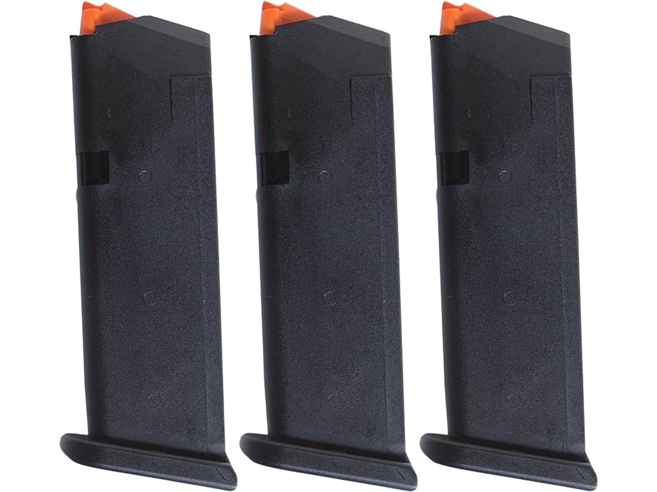 Glock 22, 35 Gen 5 Magazine 40 S&W 15-Round Polymer Black 3PK