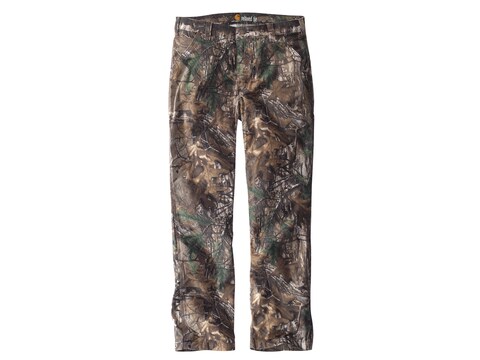 carhartt men's rugged flex rigby camo dungaree pant