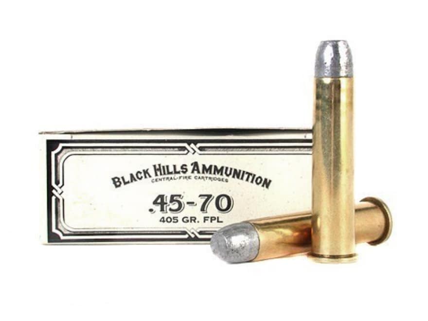 Black Hills Cowboy Action Ammo 45 70 Government 405 Grain Lead Flat