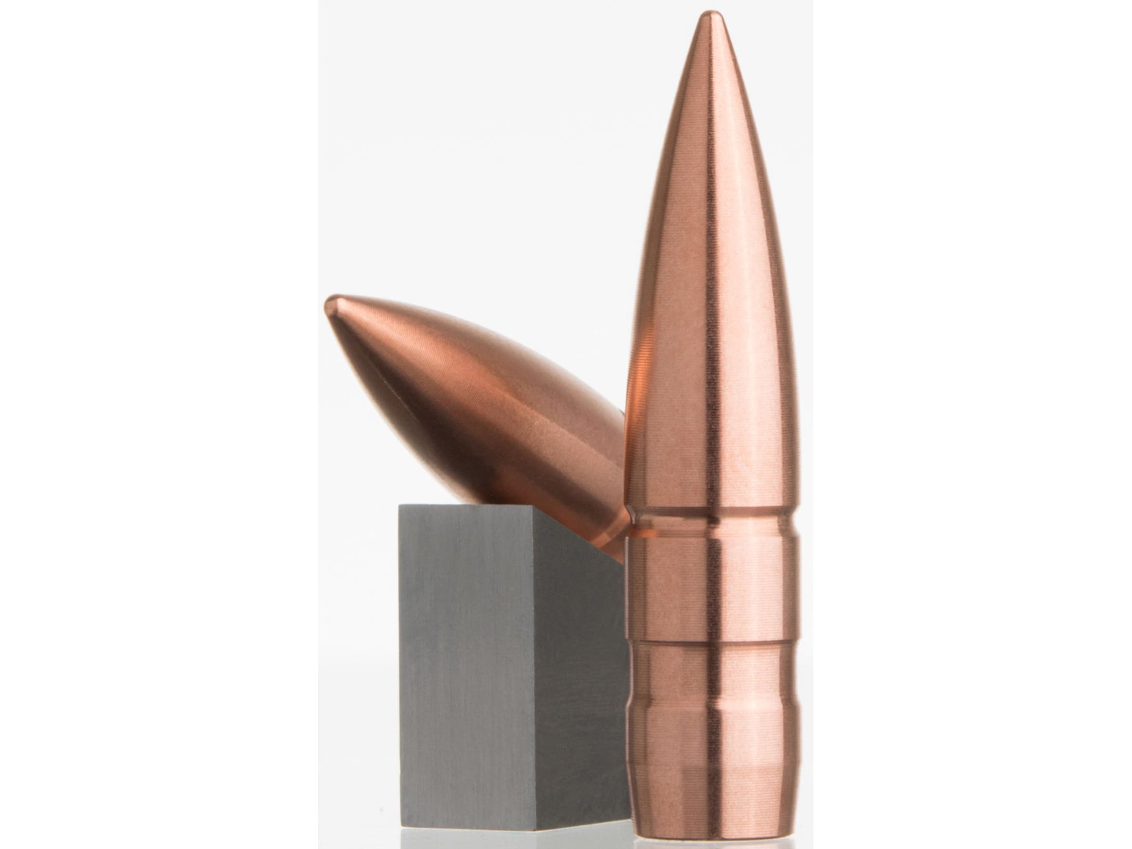Lehigh Defense Match Solid Bullets 264 Caliber, 6.5mm (264 Diameter) 110 Grain Solid Copper Boat Tail Lead-Free