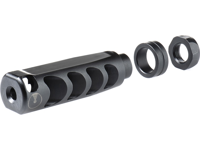 Ultradyne Apollo Max Compensator Muzzle Brake with Timing Nut 7.62mm 5/8"-24 Thread Stainless Steel Nitride