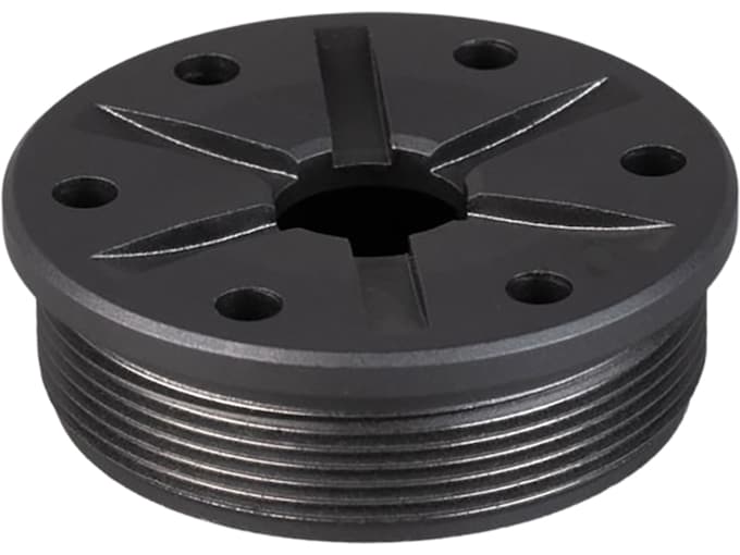 SilencerCo Bravo Flat Front Cap 7.62mm for SilencerCo Omega Steel Black