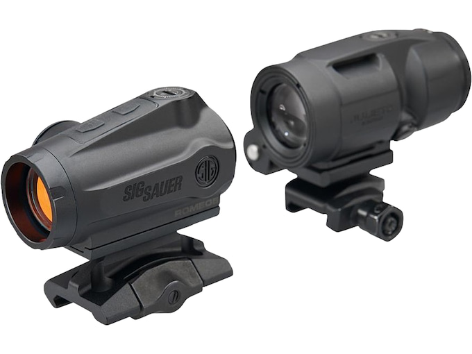 Sig Sauer Romeo5 Gen II Compact Red Dot with Sig Sauer JULIET3 Micro 3x 22mm Magnifier