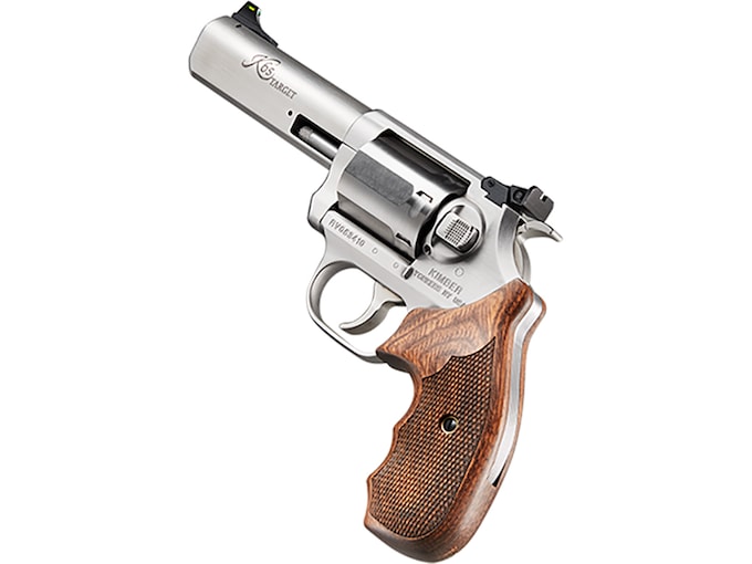 Kimber K6S DASA Target GFO 357 Magnum Revolver 4″ Stainless Barrel 6 Round Walnut Grip