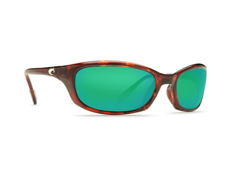 Costa Del Mar Harpoon Polarized Sunglasses Tortoise Frame/Green Mirror Glass Lens