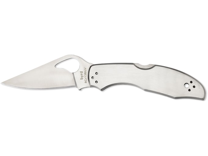 Byrd Meadowlark 2 Folding Knife 2.99″ Clip Point 8Cr13MoV Stainless Steel Blade Stainless Steel Handle