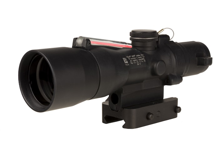 Trijicon ACOG TA33 Compact Rifle Scope 3x 30mm Dual-Illuminated Red Horseshoe/Dot 5.56x45mm/62gr. Ballistic Reticle Q-LOC Mount Matte Black