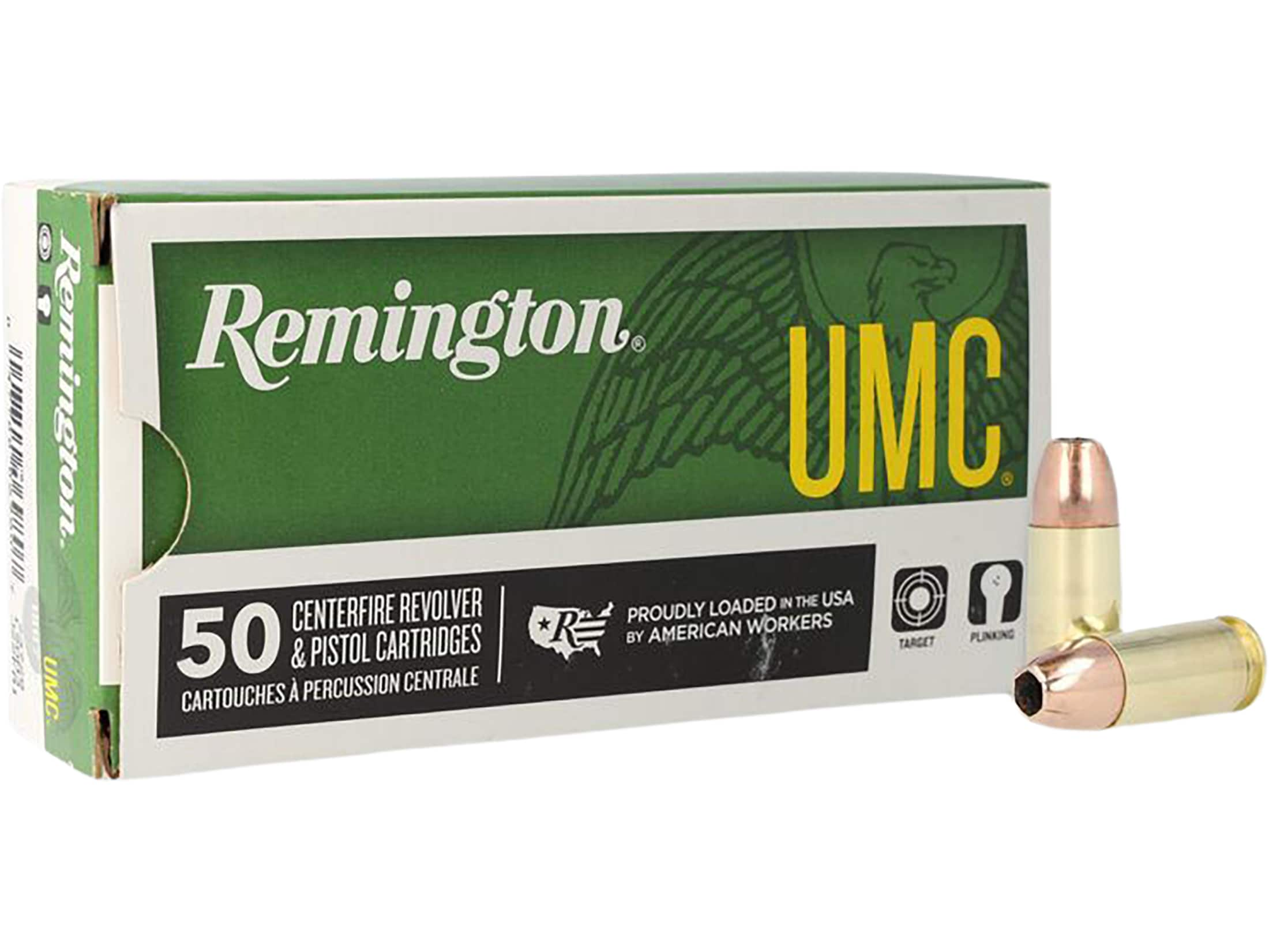 Remington UMC Ammo 9mm Luger 115 Grain Jacketed Hollow Point Box of 50.