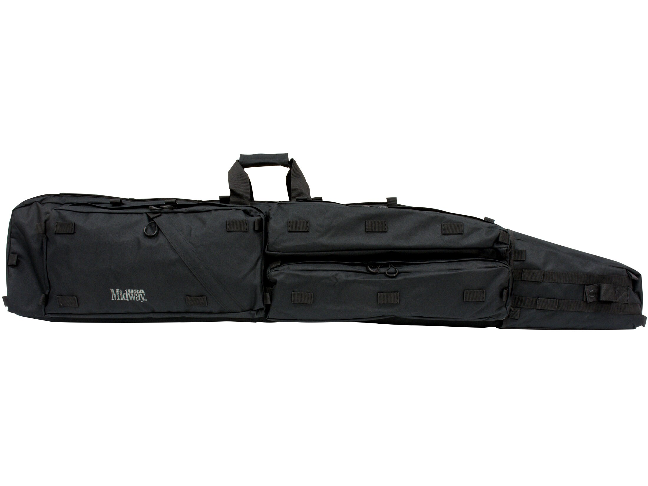 MidwayUSA Sniper Drag Bag Tactical Rifle Case 56 Black