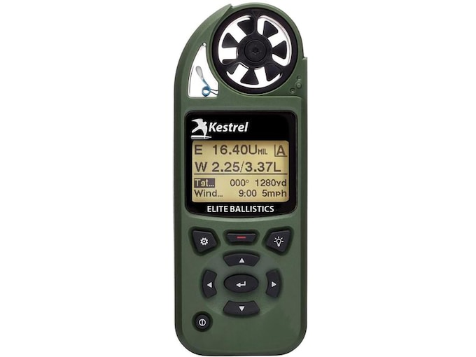 Kestrel 5700 Elite Hand Held Weather Meter with Applied Ballistics with LINK Olive Drab