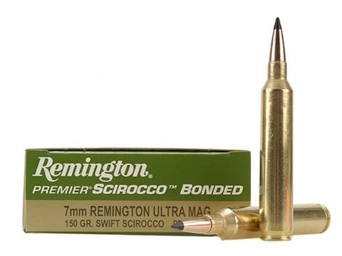 Remington Premier Ammo 7mm Remington Ultra Mag 150 Grain Swift