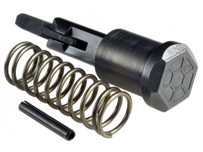 Strike Industries Hex Design AR-15, LR-308 Forward Assist Assembly Steel Black