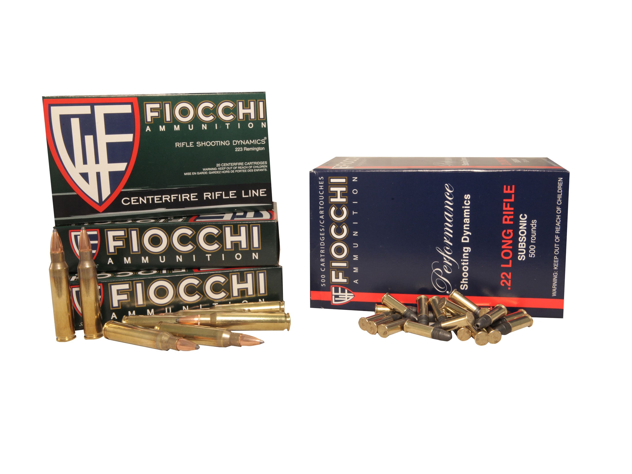 Fiocchi Shooting Dynamics Ammo Shooters Pack 22 Long Rifle Subsonic