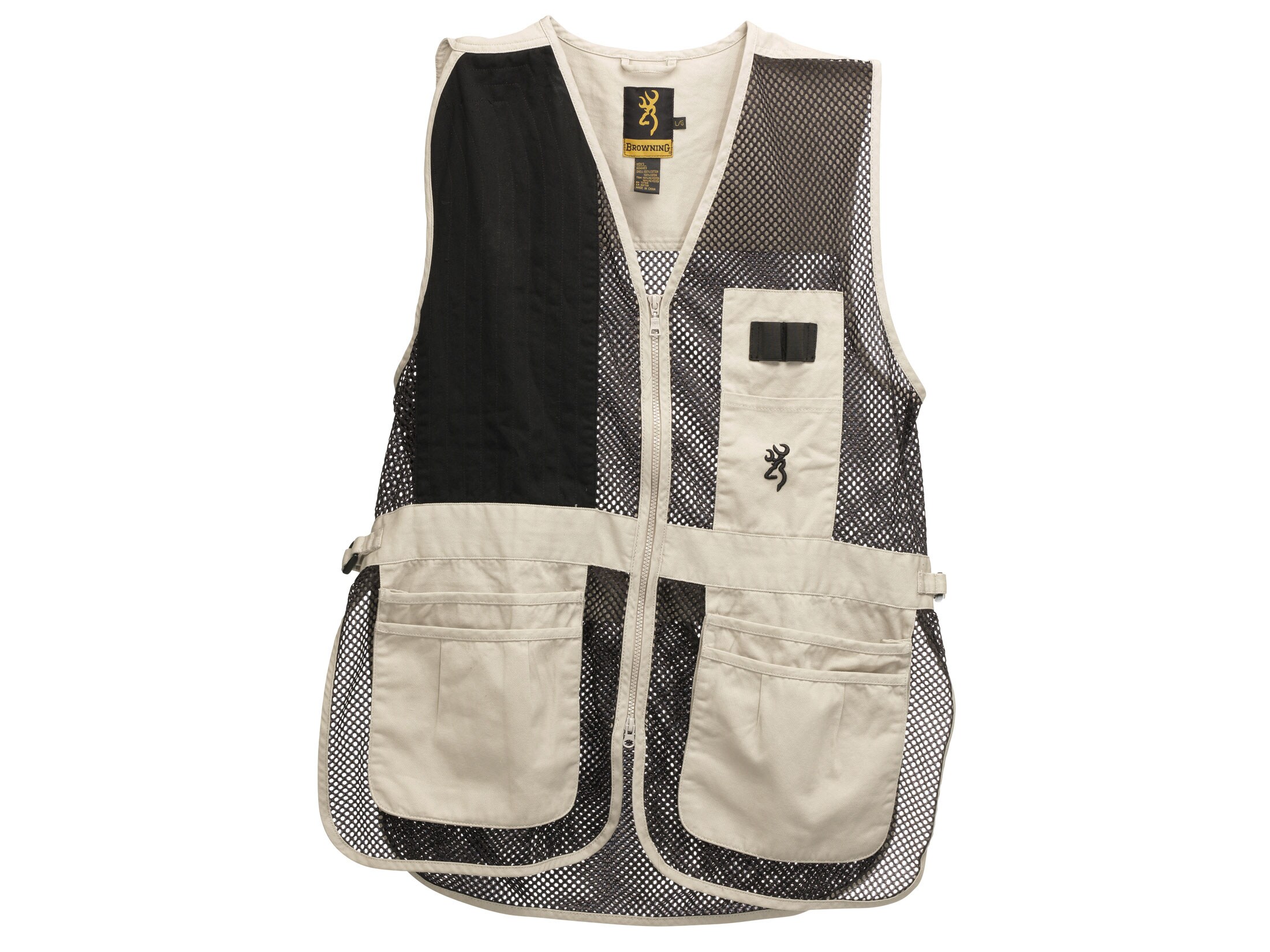 Browning Men's Trapper Creek Mesh Shooting Vest Right Handed Cotton