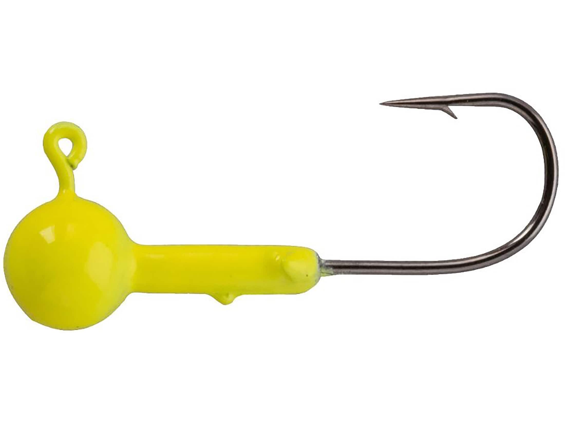 Crappie Double Cross 1/16oz Round Ball Jighead Pink