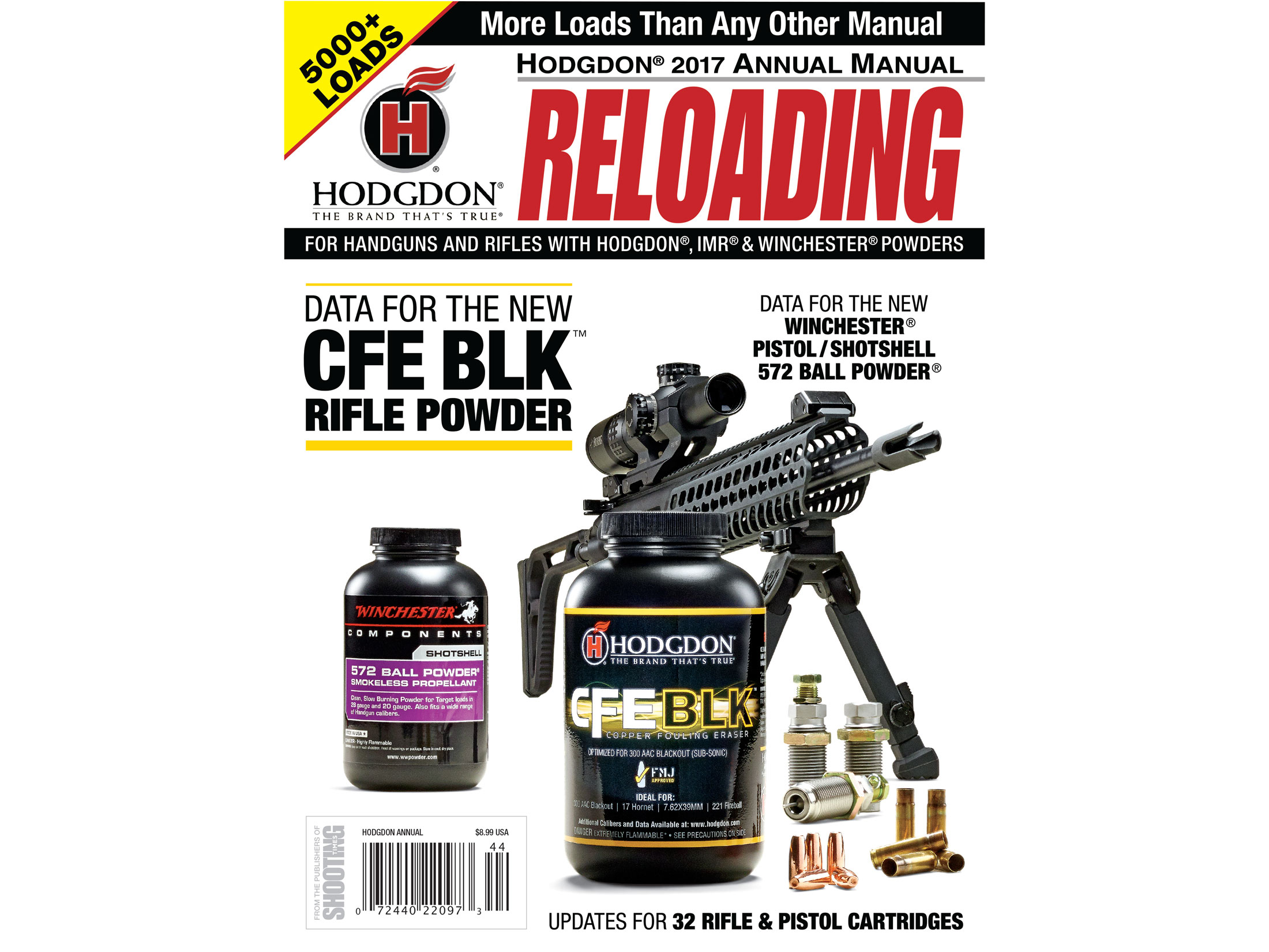 Hodgdon 2017 annual reloading manual reloading manual