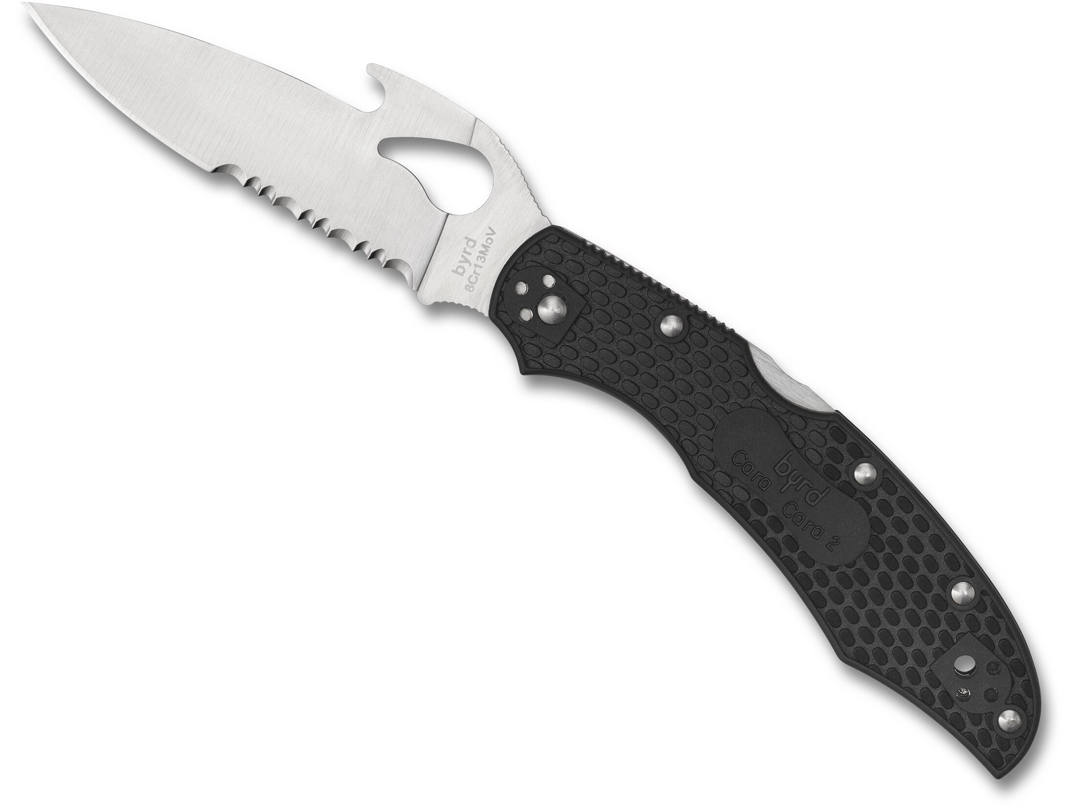 Byrd Knife Cara Cara 2 Emerson Opener Folding Knife 3.3 Partially