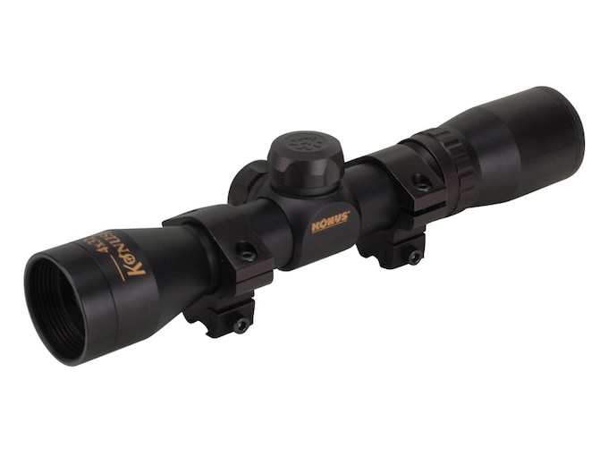 Konus Pro Compact Rimfire Rifle Scope 4x 32mm 30-30 Reticle Matte Black