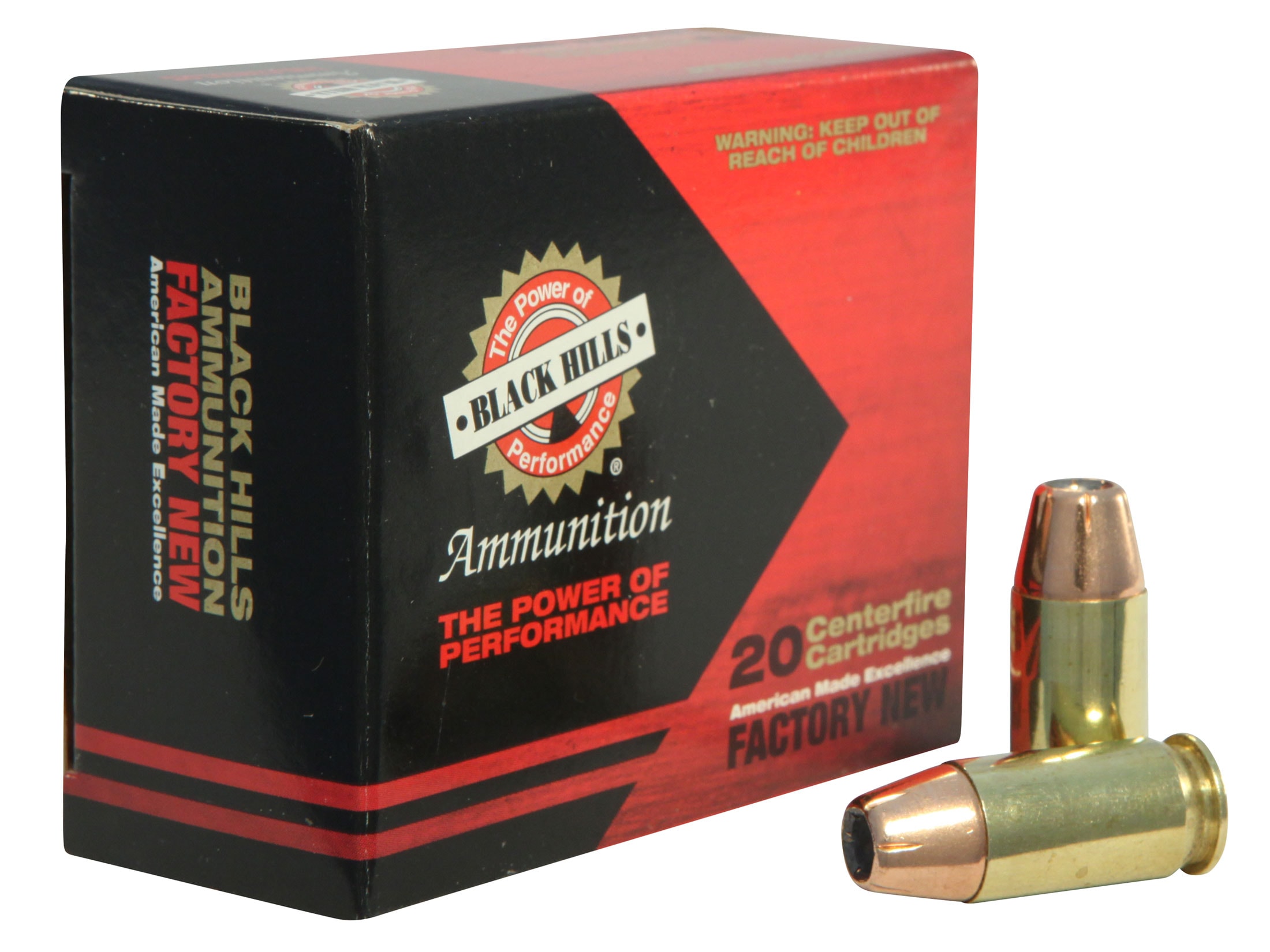 Black Hills Ammo 45 ACP +P 230 Grain Jacketed Hollow Point Box of 20.