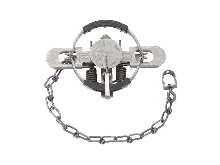 Duke #3 Coil Spring Trap With Rubber Jaws For Coyote & Bobcat - Model 0474