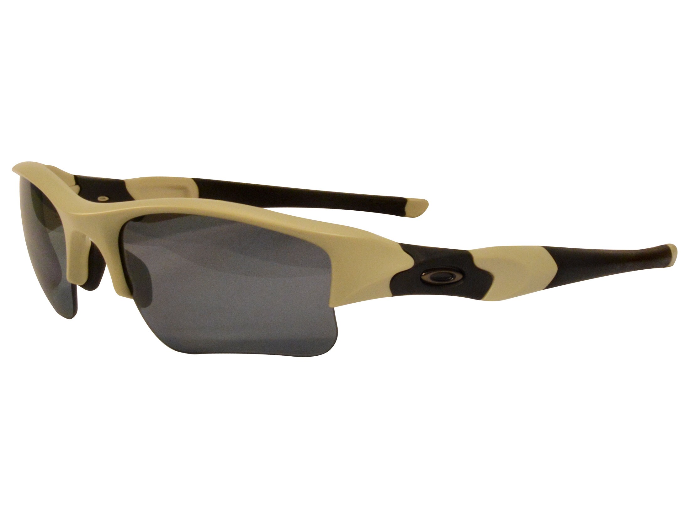 Oakley Flak Jacket XLJ Polarized Sunglasses Bone Frame/Black