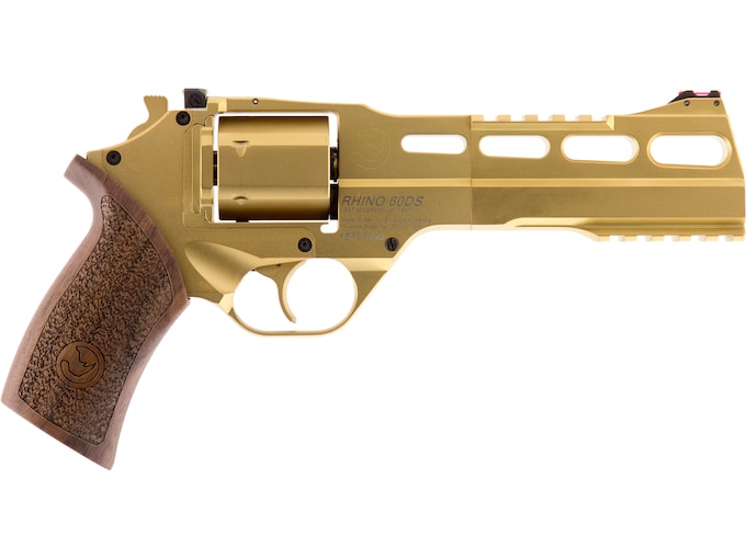 Chiappa Rhino 60DS 357 Magnum Revolver 6″ Gold Barrel 6 Round Walnut Grip