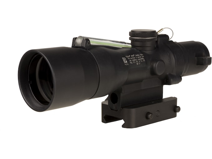 Trijicon ACOG TA33 Compact Rifle Scope 3x 30mm Dual-Illuminated Green Horseshoe/Dot 7.62x39/123gr. Ballistic Reticle Q-LOC Mount Matte Black