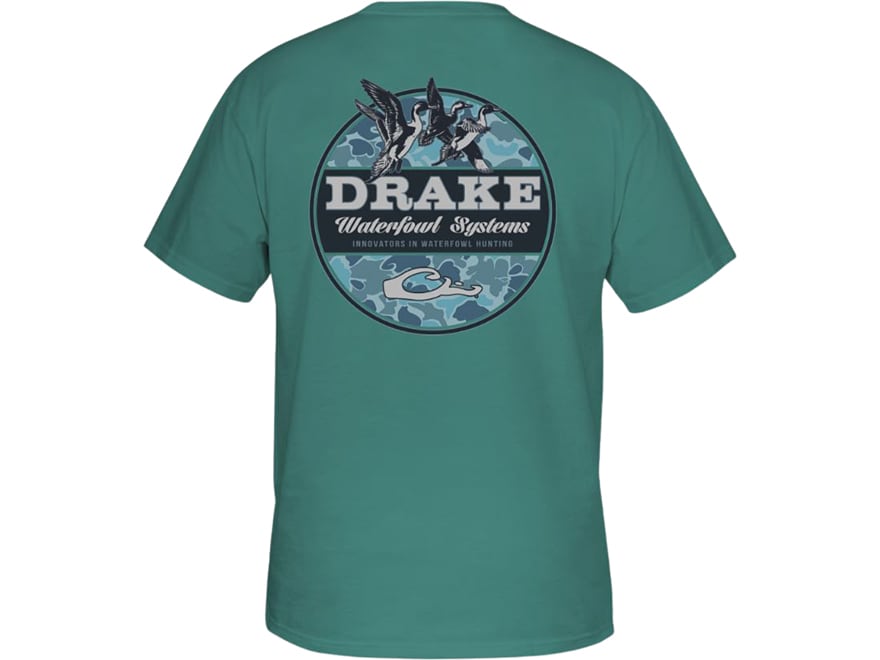 Drake Men's Old School Circle Short Sleeve T-Shirt Canton Large