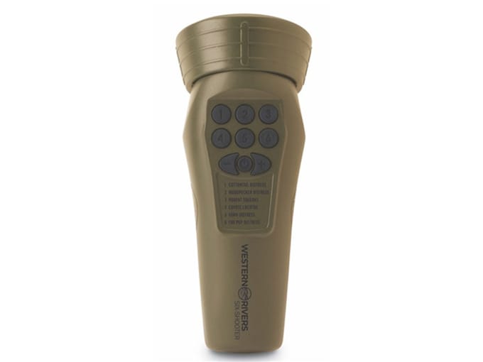 Western Rivers WRC-GC6S Mantis Six Shooter Electronic Call Multiple Sounds Attracts Predators Brown Plastic | USA Gun Store