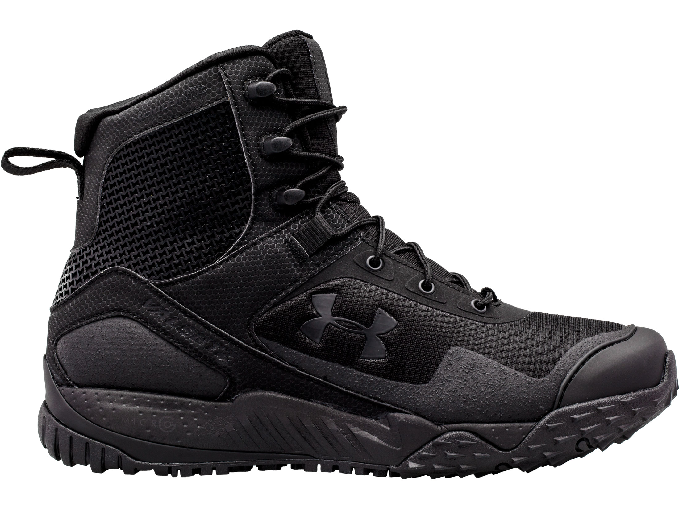 Under Armour UA Valsetz RTS Side Zip 7 Tactical Boots Leather Nylon