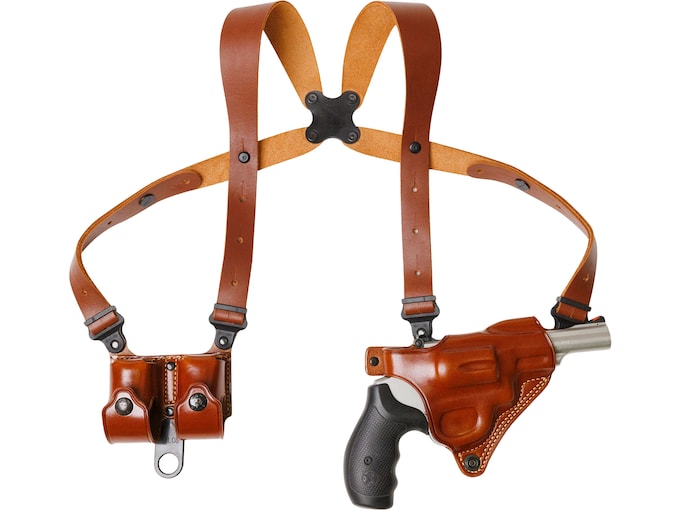 Galco Miami Classic II Shoulder Holster Right Hand Colt King Cobra Post 2019 3", 4.25", Colt Viper 3" Leather Tan
