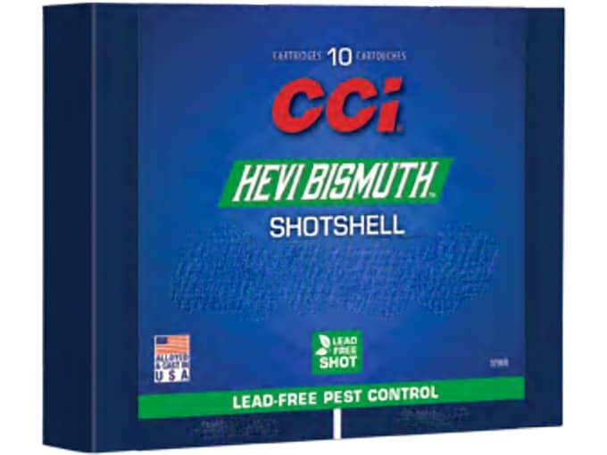 CCI Hevi Bismuth Shotshell 9mm Luger Ammo 43 Grain #11 Shot Box of 10