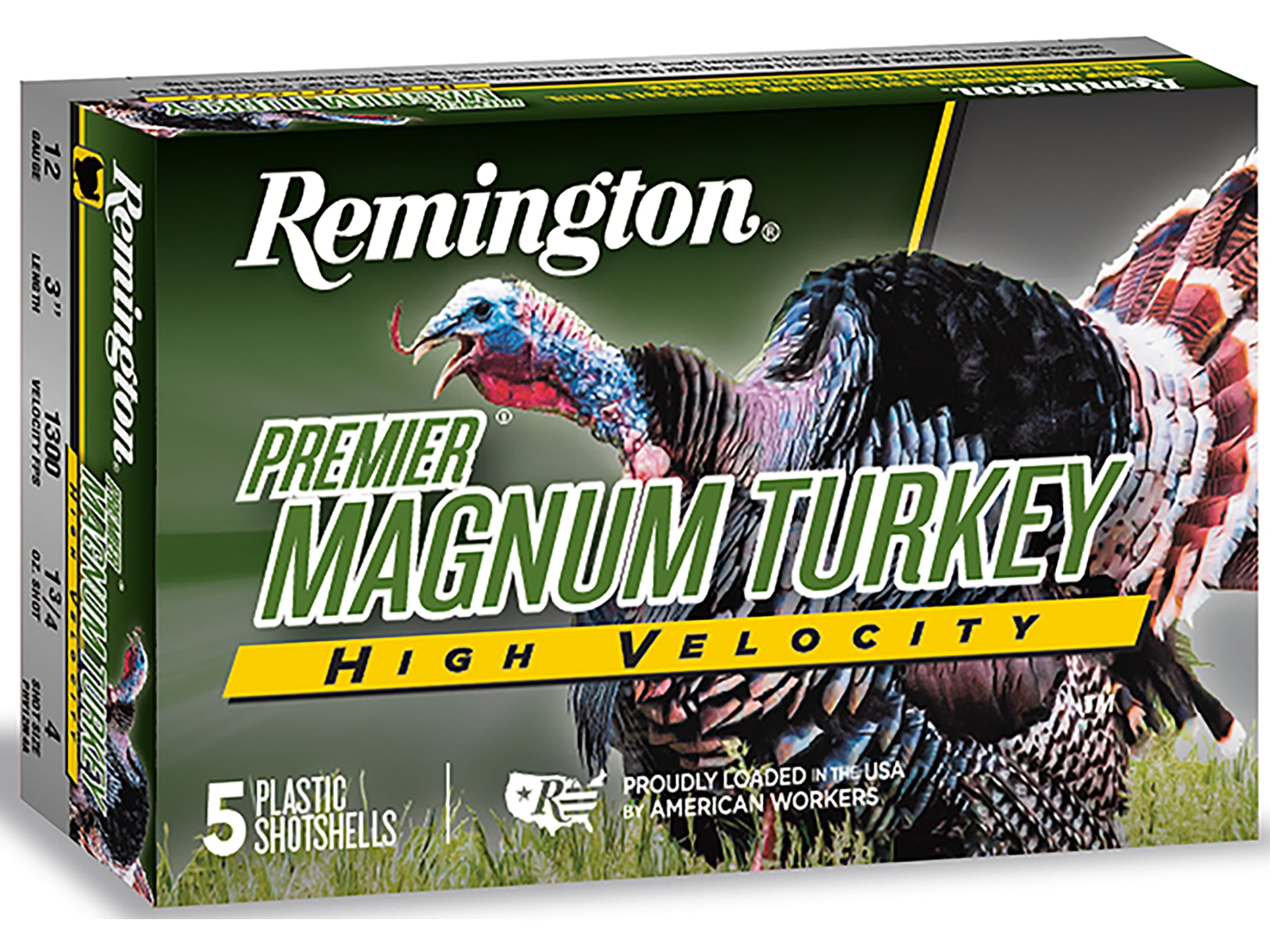 Remington Premier Mag Turkey 12 Ga Ammo 3 #5 Copper Plated Lead Shot