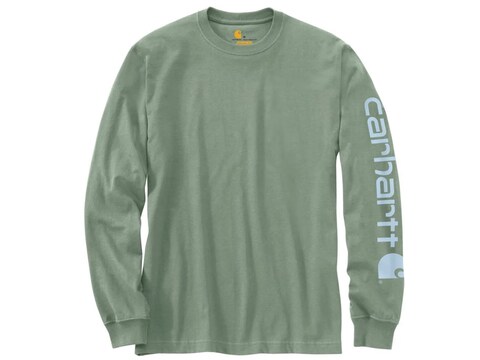 Carhartt Men's Signature Sleeve Logo Long Sleeve T-Shirt