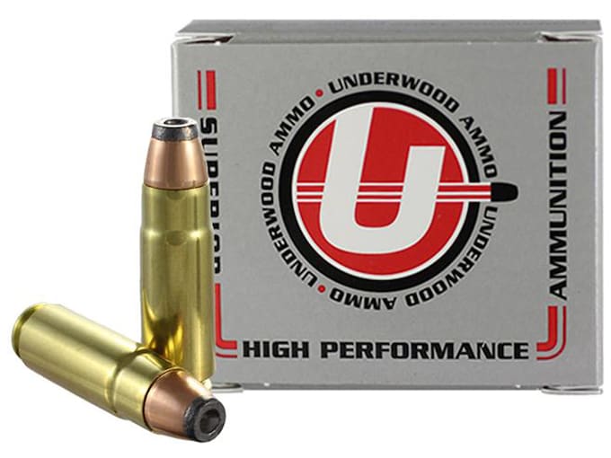 Underwood 458 HAMR Ammo 300 Grain Hornady Interlock Jacketed Hollow Point Box of 20