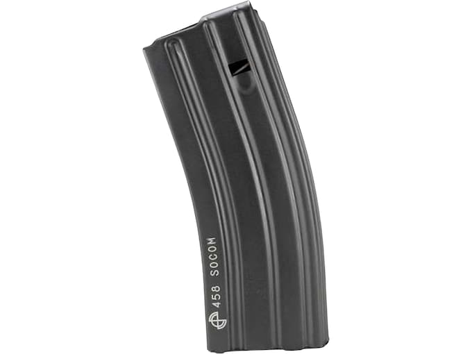 DuraMag SS Magazine AR-15 458 SOCOM 10-Round Stainless Steel Black