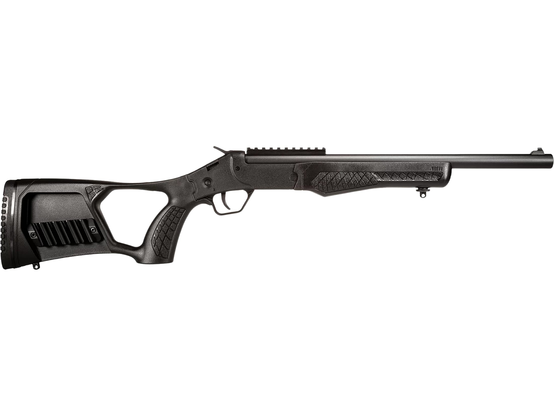 Rossi Tuffy Survival Stow & Go Single Shot Rifle 45 Colt (Long Colt) 16" Black Barrel Black Frame Black Thumbhole Stock