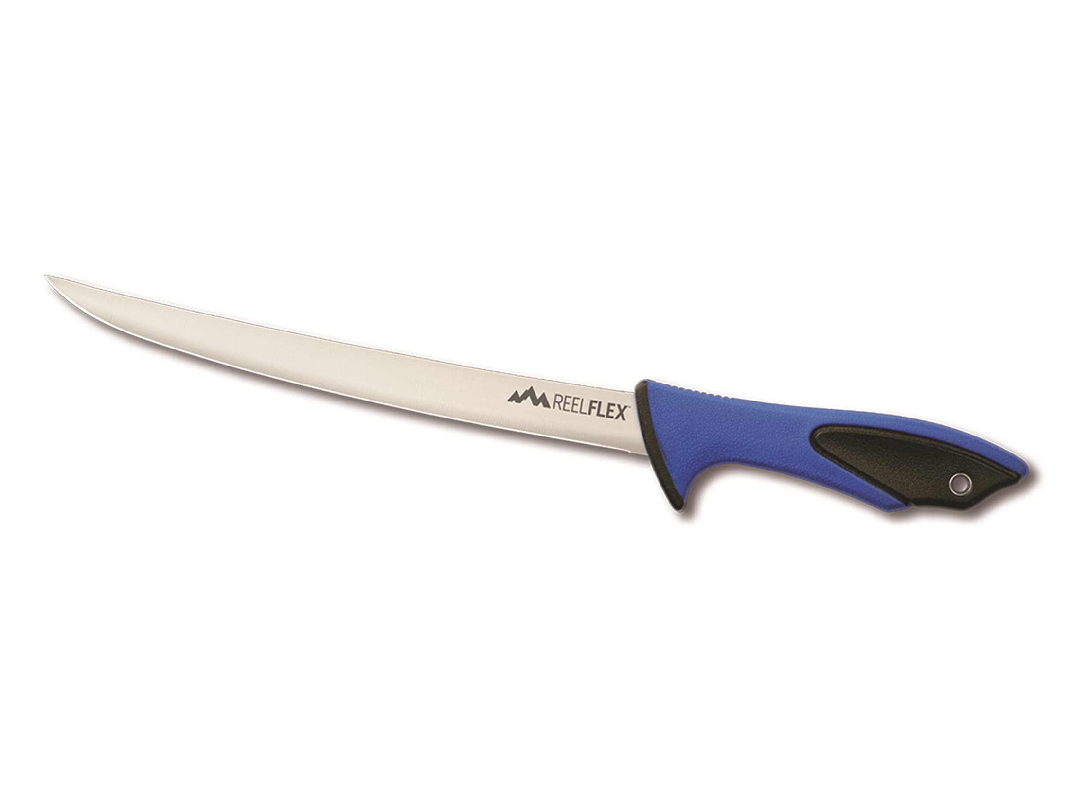Outdoor Edge Reel-Flex Fillet Knife 9.5 4116 SS Blade TPE Handle Blue