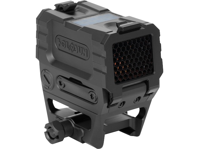 Holosun AEMS PRO X2 Red Dot Sight 1x Selectable Red Reticle with Picatinny Mount Solar/Battery Powered Matte Black