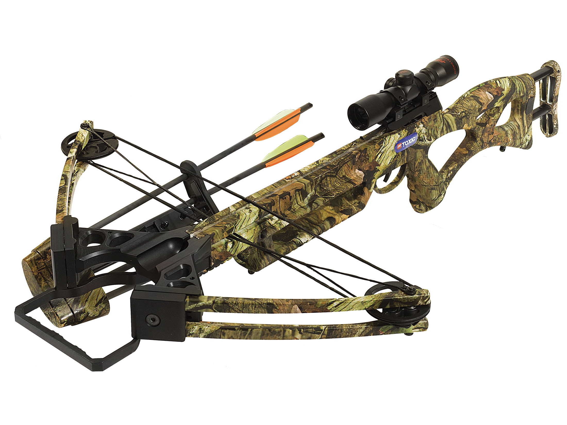 PSE Toxic Crossbow Package 4x 32mm Crossbow Scope Mossy Oak Break-Up.