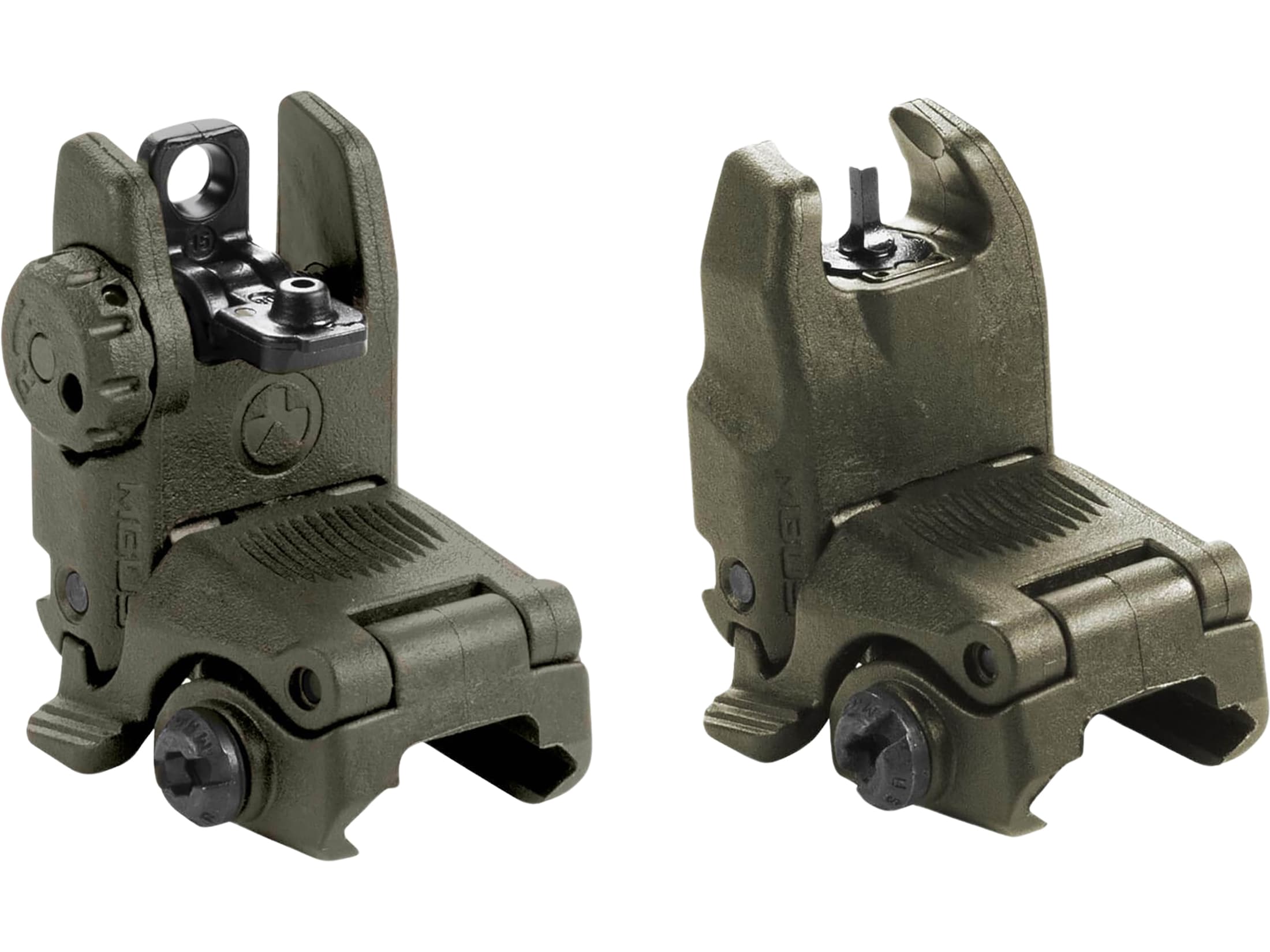 Magpul MBUS Gen 2 Flip-Up Front Rear Sight Set AR-15 Polymer Stealth