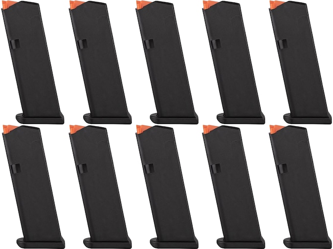 Glock Factory Magazine Glock 43X, 48 10-Round Polymer Black 10PK